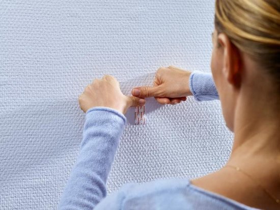 Tesa - 77772 - Clou adhésif pour papier peint et plâtre - jusqu'à 0.5kg - 13mm - transparent - 2 pièces