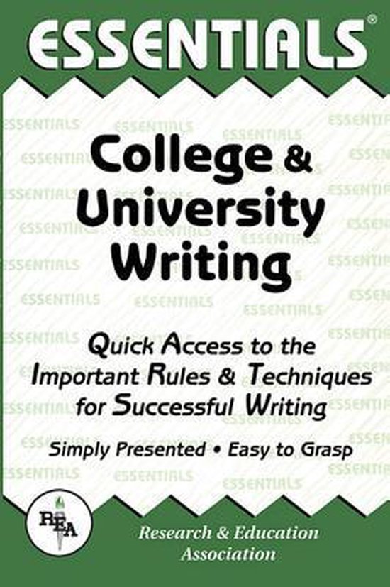 College and University Writing Essentials - cover