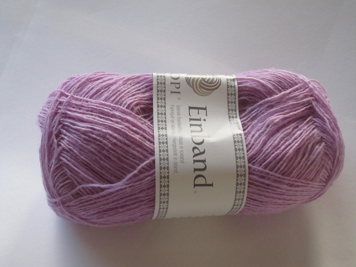Ijslandse breiwol Einband lopi - lavendel/lavender