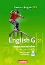 English G 21. Erweiterte Ausgabe D 5. Klassenarbeitstrainer mit Lösungen und CD