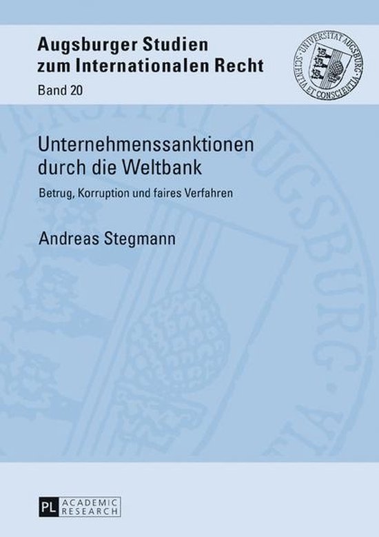 Augsburger Studien zum internationalen Recht 20 - Unternehme ... - cover