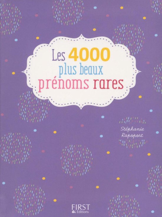 4000 plus beaux pr noms rares - cover