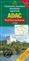 ADAC RadTourenKarte 40. Fränkisches Seenland, Altmühltal, Ingolstadt. 1 : 75 000