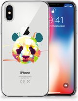 TPU-siliconen Hoesje Geschikt voor iPhoneXs | X/10 Design Panda Color