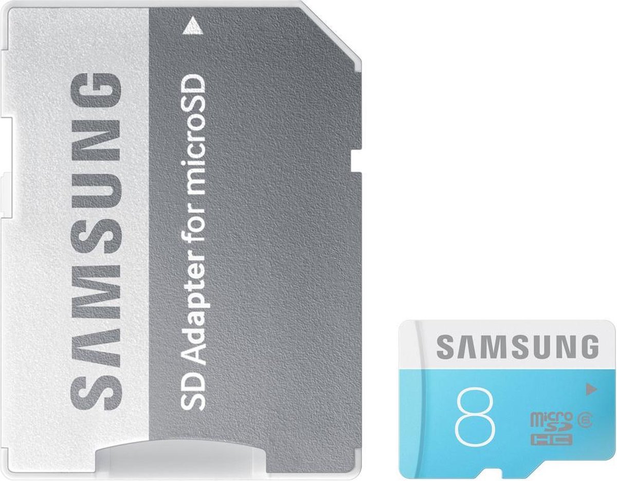 Samsung 8 GB microSD class 6 met adapter