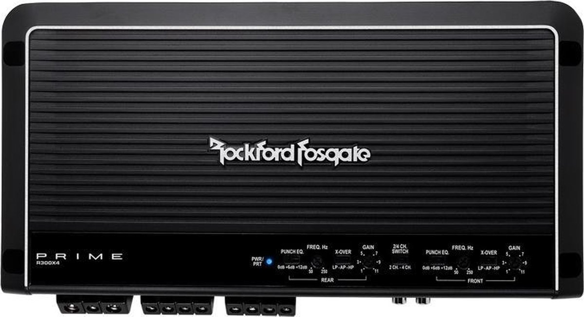 Rockford Fosgate R300X4 Prime 300 Watt 4kanaals versterker
