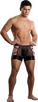 Criss Cross Butt Short - Black