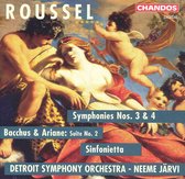 Roussel: Symphonies nos 3 & 4, etc / Jarvi, Detroit SO