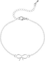 24/7 Jewelry Collection Knoop Armband - Strik - Zilverkleurig