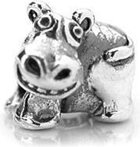 SimKids - Zilveren Kinderbedel - Nijlpaard
