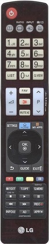 Télécommande Pour TV LG - Compatible AKB73615303 - Modèles 42LM670, 42LM671 Etc. - Neuf