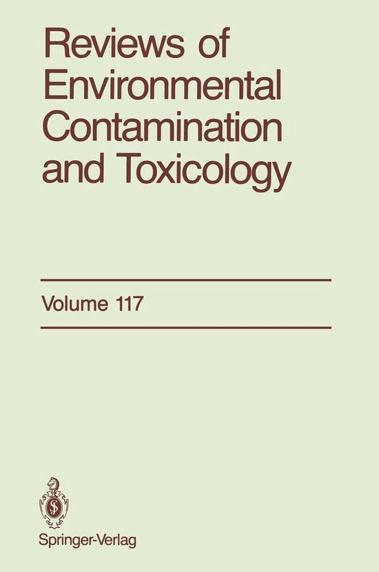 Reviews of Environmental Contamination and Toxicology 117 -  ... - cover