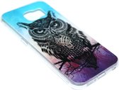 Coque Owls bleu foncé Samsung Galaxy S6 Edge