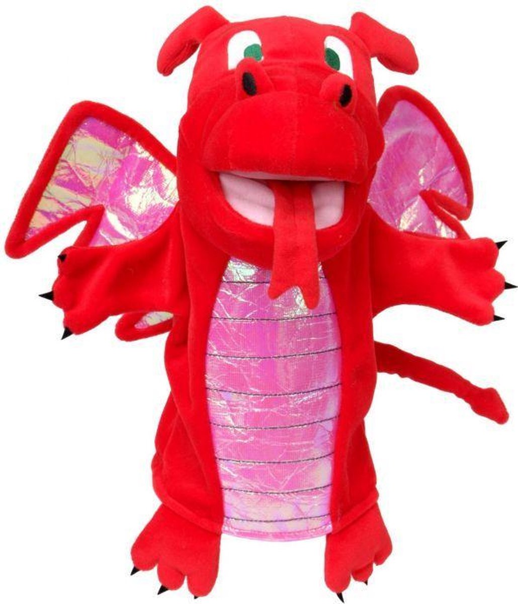 Fiesta Crafts Red Dragon Hand Puppet