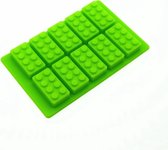 3 BMT IJsblokjesvorm DUPLO stenen - ijsblokjesmaker voor 10 ijsblokjes - 12 x 19 cm