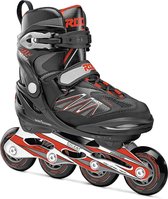 Roces Moody 5.0 Inlineskates - Maat 30-35 - Unisex - zwart/rood/grijs