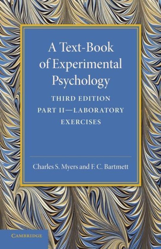 A Text-Book of Experimental Psychology - cover