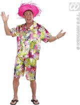 Widmann - Hawaii & Carribean & Tropisch Kostuum - Aloha Hawaiiaanse - Man - multicolor - Small - Carnavalskleding - Verkleedkleding