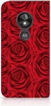 Motorola Moto E5 Play Uniek Standcase Hoesje Red Roses