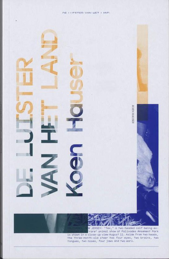 Cover van het boek 'De Luister van het Land' van K. Hauser