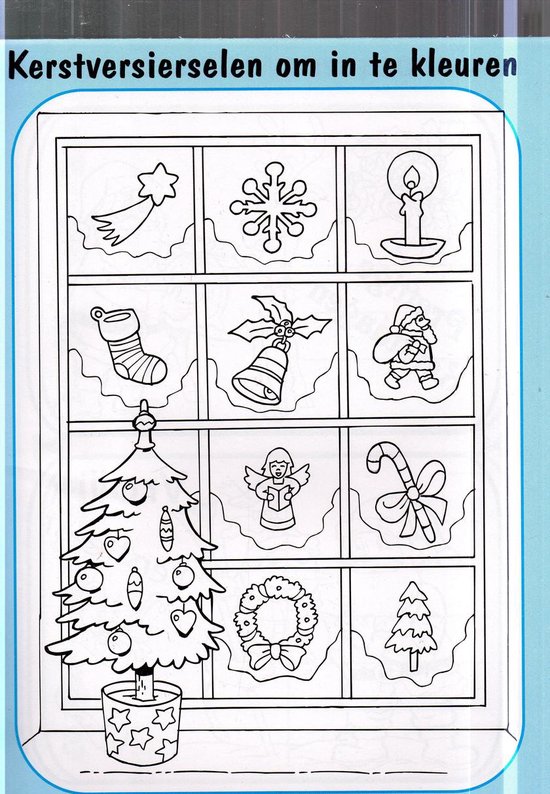 Verhaak Kerst Sticker- En Kleurboek A4