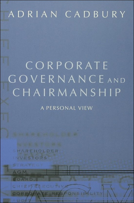 Corporate Governance and Chairmanship - cover
