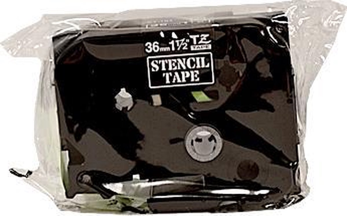 Brother labelprinter-tapes Stencil tape ets zwart, 36 mm, 3 m
