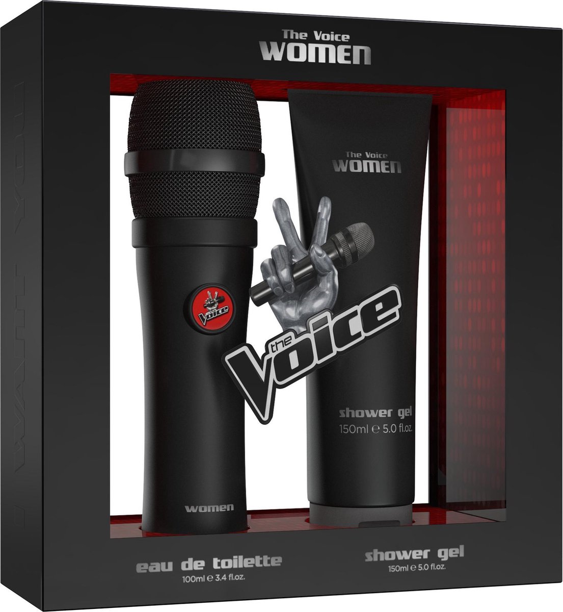 The Voice Black Edition 250 ml - Geurengeschenkset - for Women