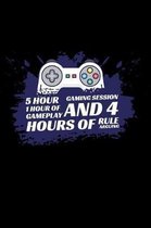 5 Hour Gaming Session 1 Hour of Gameplay and 4 Hours of Rule Arguing