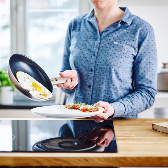 GreenPan Cambridge Koekenpan 20cm – PFAS-vrije antikleeflaag – Koekenpan inductie – Keramische koekenpan - Ovenbestendig tot 160°C - Koudgrepen - Brons
