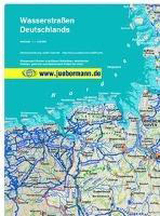 Wasserstraßen Deutschland 1 : 1 100 000 - cover