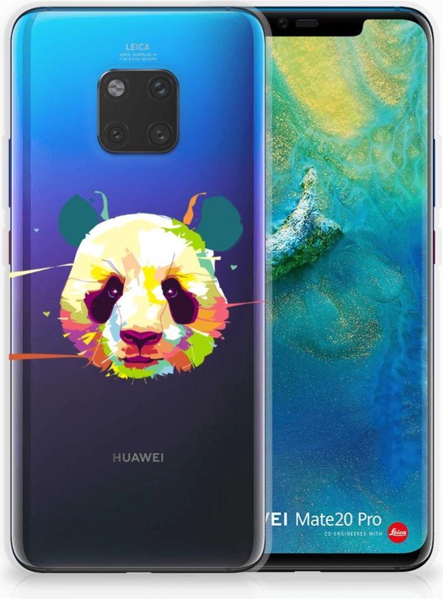 Huawei Mate 20 Pro Telefoonhoesje met Naam Panda Color