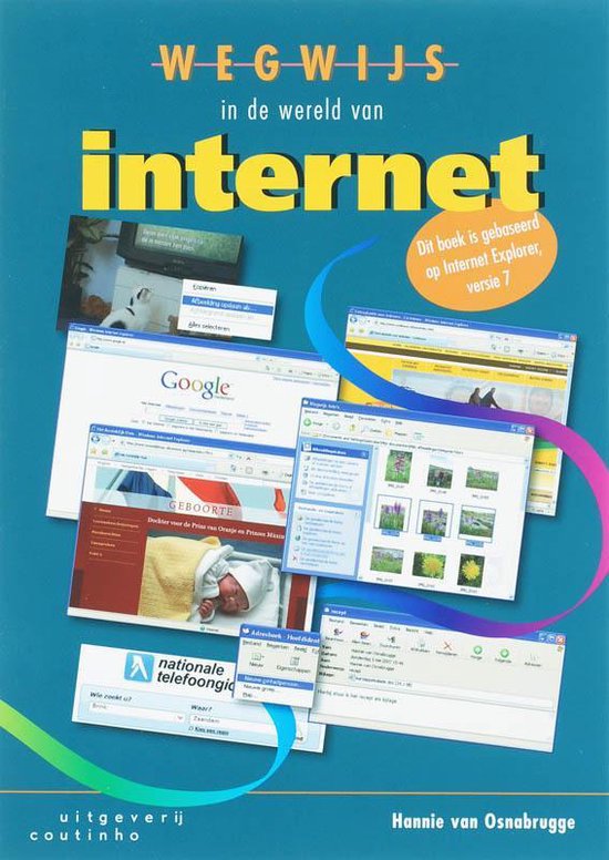 Cover van het boek 'Wegwijs in de wereld van internet' van Hannie van Osnabrugge
