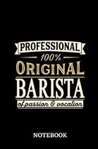 Professional Original Barista Notebook of Passion and Vocation