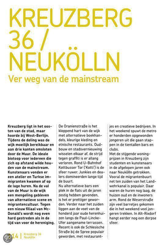 Berlijn voor gevorderden
