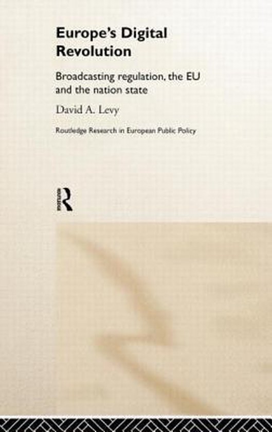 Routledge Research in European Public Policy- Europe's Digit ... - cover