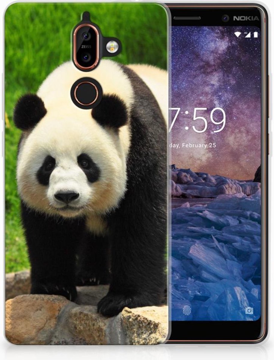 Nokia 7 Plus TPU Hoesje Panda