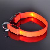 Halsband voor Honden met Led Verlichting – 39x3x1cm – Rood | Halsband met Lichtgevende LED Strip | Lichtgevende hondenhalsband | Huisdieren