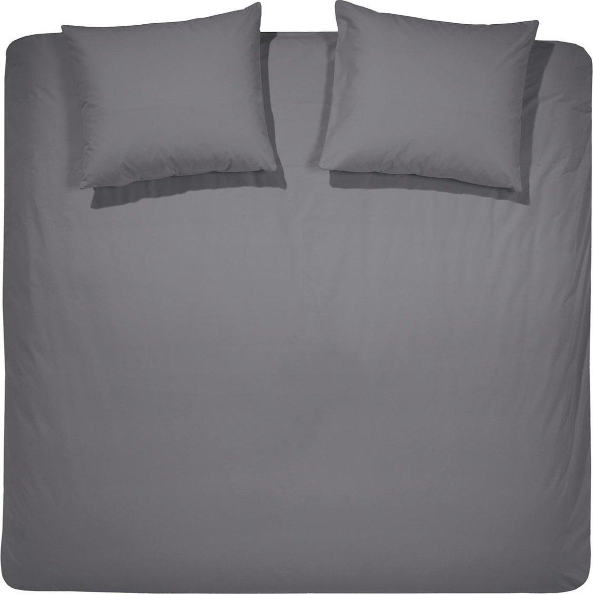Cinderella Morning Dekbedovertrek - Tweepersoons - Lits-Jumeaux Extra Breed - 260x200/220 cm - Antraciet + 2 kussenslopen 60x70