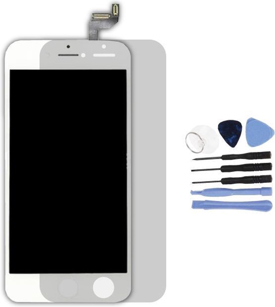 Nieuw - Voor Apple iPhone 6S 4.7" - AAA+ LCD scherm Wit + Tools & Screenguard