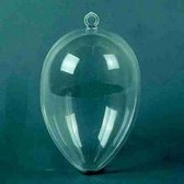 10x plastic ei transparant 80mm deelbaar