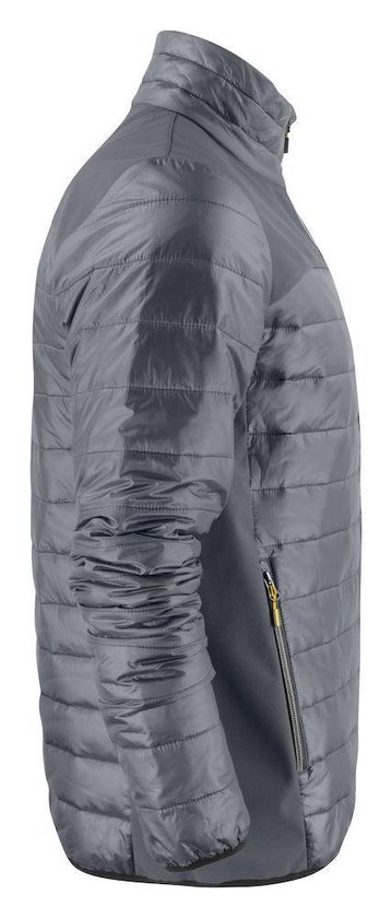 Printer Quilted Jas Expedition Man 2261057 Staalgrijs - Maat S