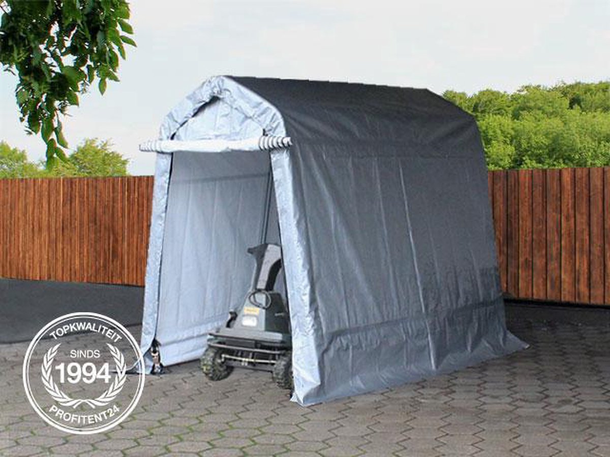 Garagetent - Auto tent – 1,6 x 2,4 m / grijs / 100% waterdicht &  UV-bestendig | bol.com