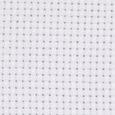 Tissu Aida, taille 50x50 cm, blanc, 1 pièce