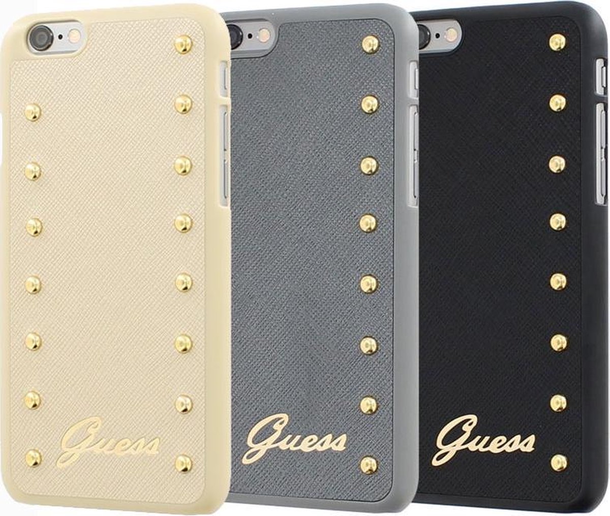 iPhone 6s/6 hoesje - Guess - Creme wit - Kunststof