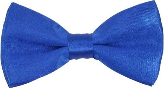 Fako Fashion® - Nœud papillon pour enfants - Nœud papillon - Uni - 10 cm - Bleu royal