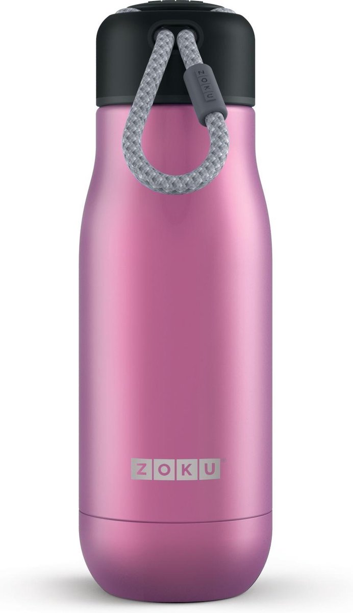 Zoku Hydration Drinkbeker - RVS - 350 ml - Paars