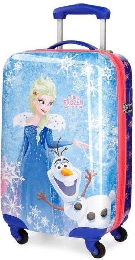 Soms Pluche pop begin Frozen Olaf ABS trolley koffer 55cm | bol.com