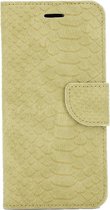 Schubbenprint Boekmodel Hoesje iPhone 8 Plus / 7 Plus - Taupe