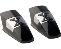 Race Sport Ruitensproeier Covers X Zwart 2 Stuks
